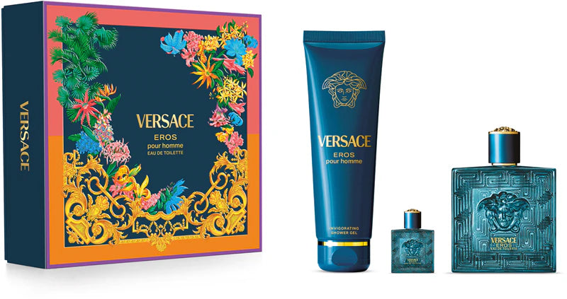 VERSACE EROS POUR HOMME - set - 3p