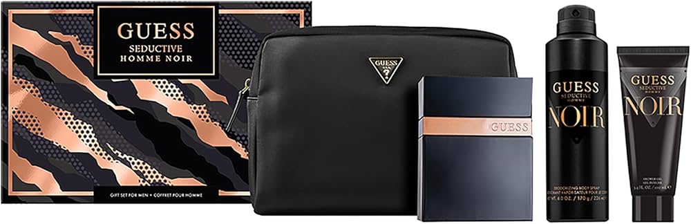 GUESS SEDUCTIVE HOMME NOIR - man -  SET - 4p