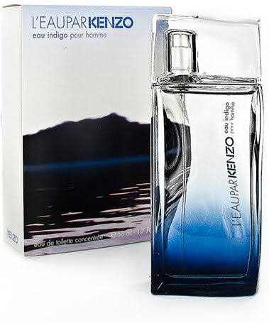 L'Eau par Kenzo Eau Indigo pour Homme Kenzo for men - edt concentree - 50ml - damaged - استخدام رشات