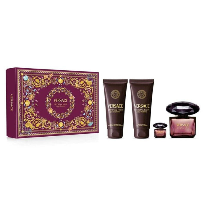 VERSACE CRYSTAL NOIR - set - 4p