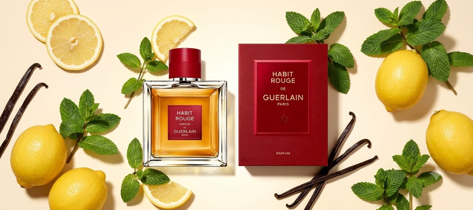Habit Rouge Parfum Guerlain for men - 100ml