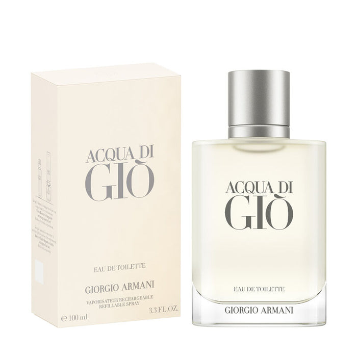 Acqua Di Gio by Giorgio Armani For Men - EDT - 100ml - refillable spray